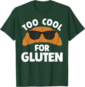 Funny Gluten Free Art For Boys Girls Men Celiac Awareness T-Shirt - T-Shirt | Forest