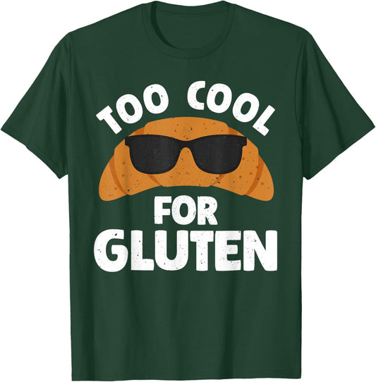 Funny Gluten Free Art For Boys Girls Men Celiac Awareness T-Shirt - T-Shirt | Forest