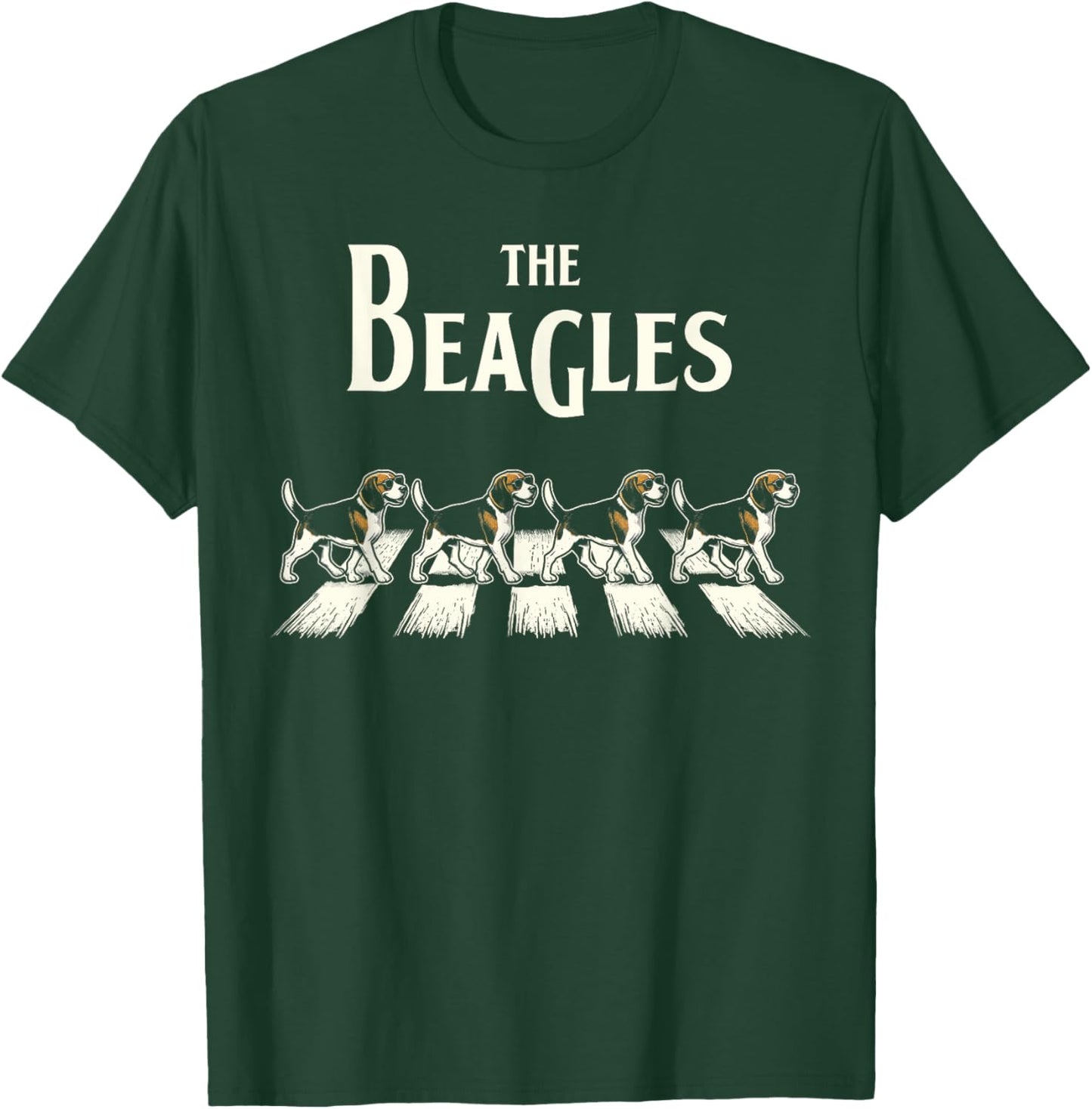 The Beagles Funny Retro Music Men Women Kids Funny Beagles T-Shirt - T-Shirt | Forest