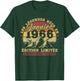 Vintage January 1966 Retro Birthday 60 Years Men Women T-Shirt - T-Shirt | Forest