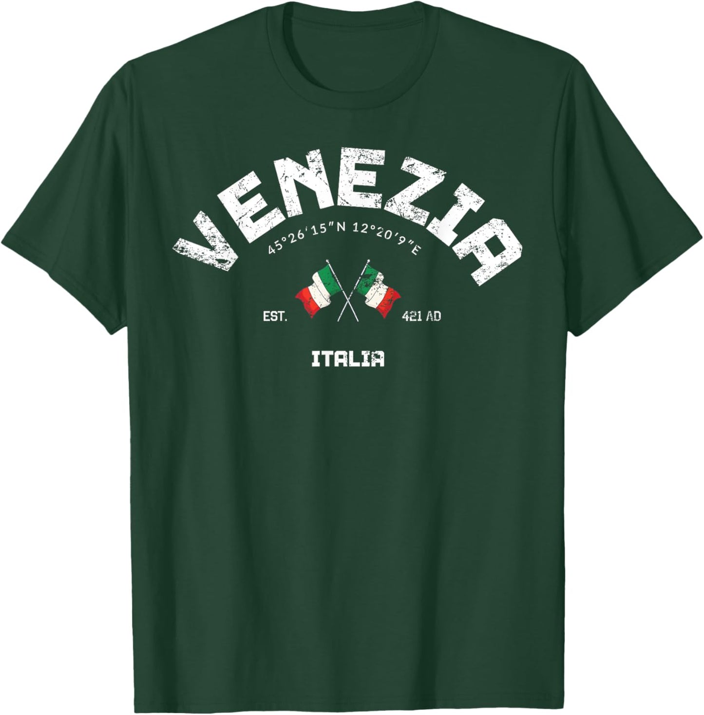 Venezia Italy Travel Venezia Venezia Italy Venezia Vacation T-Shirt - T-Shirt | Forest