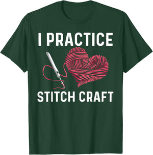 Best Crocheting Art Women Crocheter Crochet Lover T-Shirt - T-Shirt | Forest