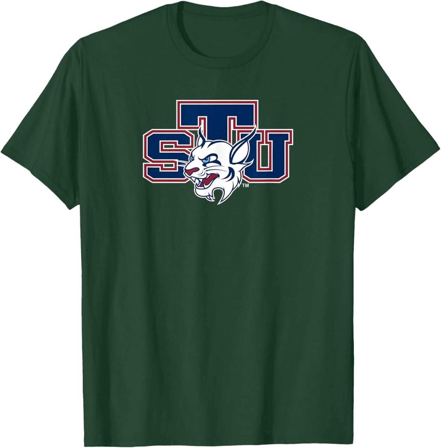 St. Thomas University Bobcats Primary Logo T-Shirt - T-Shirt | Forest
