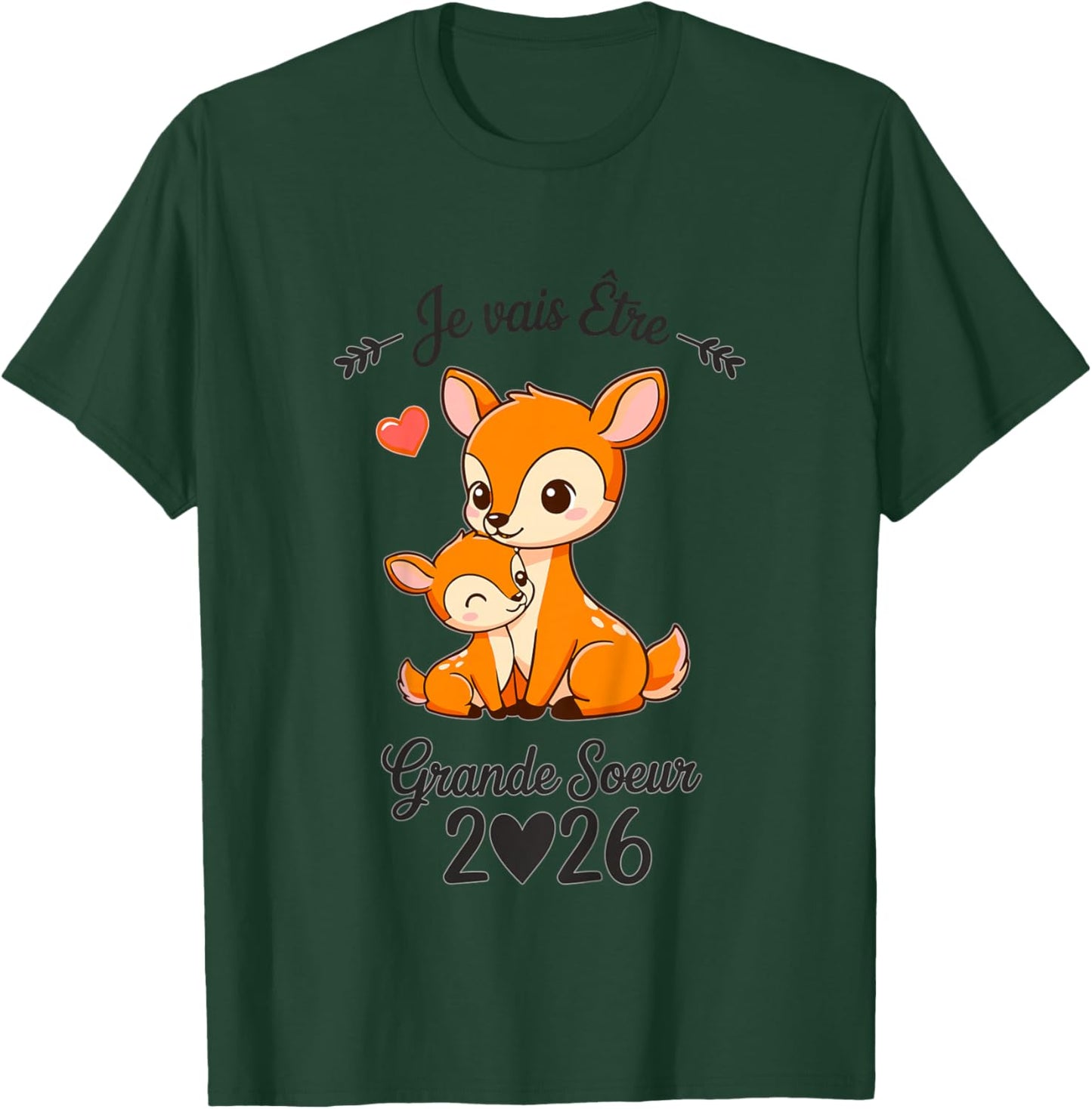 Child Future Big Sister 2026 I Will Be Big Sister 2026 T-Shirt - T-Shirt | Forest