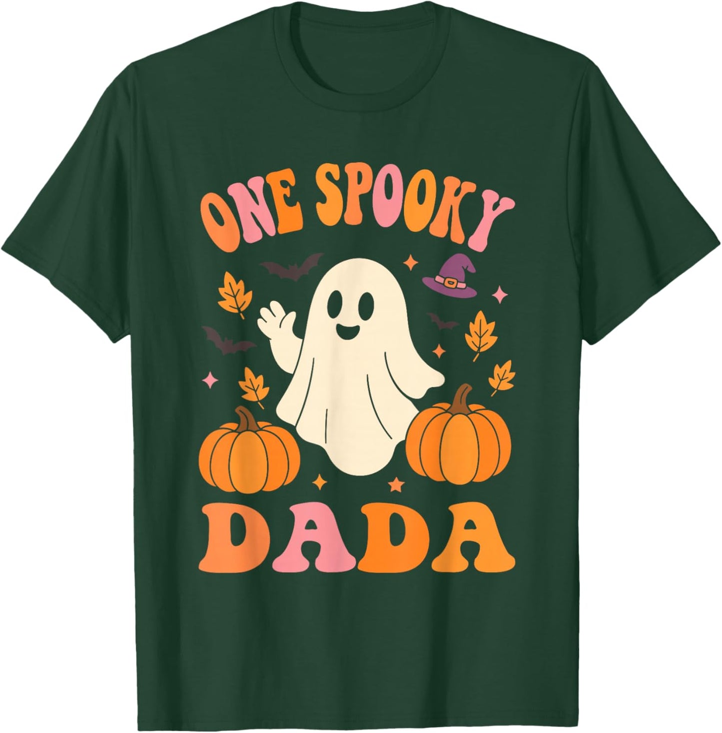 One Spooky Dada Matching Family Halloween Costumes T-Shirt - T-Shirt | Forest