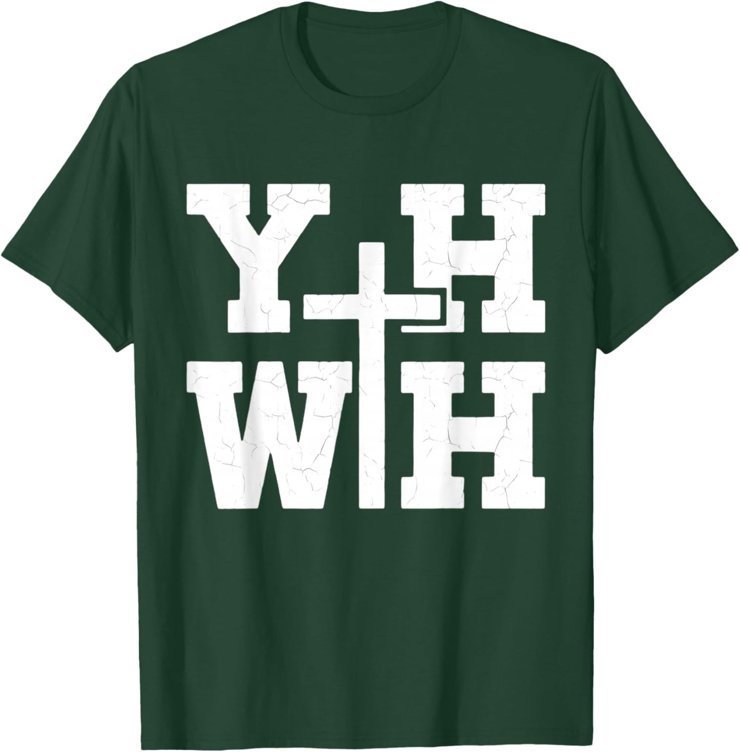 YHWH Christian Faith Religious Believer Jesus Christ T-Shirt - T-Shirt | Forest
