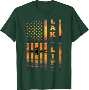 Vintage Lake Life T-Shirt - T-Shirt | Forest