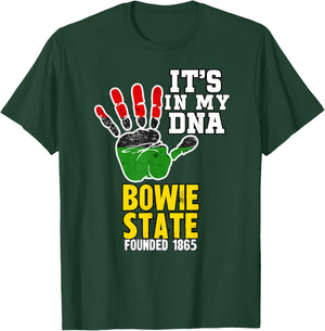 Bowie State, BSU, Souvenir HBC Design T-Shirt - T-Shirt | Forest