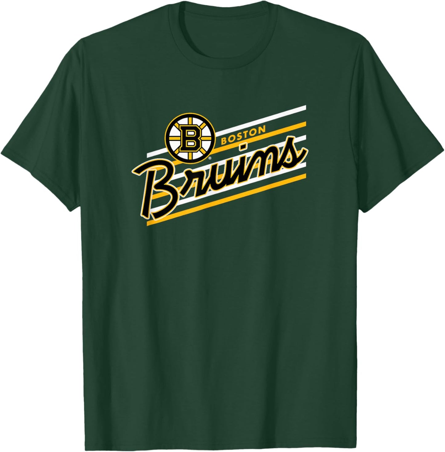 Boston Bruins Retro Performer Dark Heather T-Shirt - T-Shirt | Forest