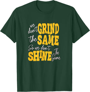 University Varsity-Gold Color Grind and Shine Varsity-Gold T-Shirt - T-Shirt | Forest