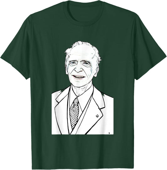 Joseph Murphy Portrait Subconscious Mind Retro Art T-Shirt - T-Shirt | Forest