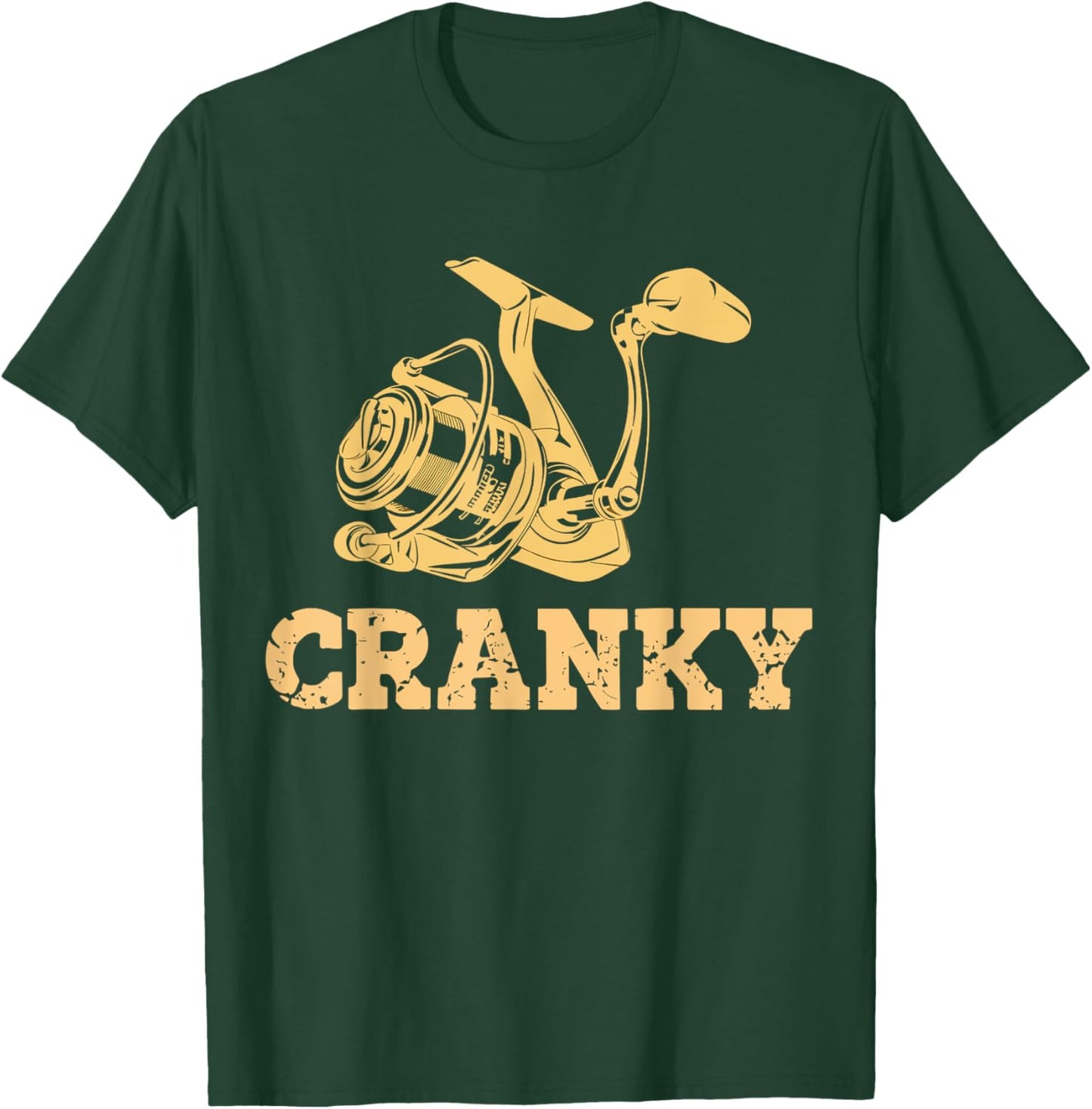 Humor Cranky Fishing Lovers present Idea Women Boys T-Shirt - T-Shirt | Forest