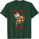 Baking It Rain Funny Holiday Gingerbread Stripper Pole T-Shirt - T-Shirt | Forest
