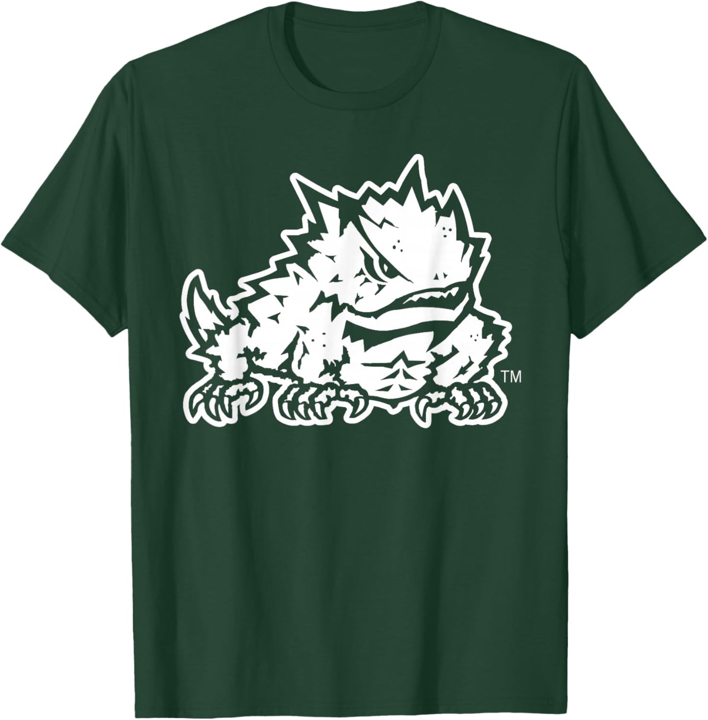 TCU Horned Frogs Two Tone Black Officially Licensed T-Shirt - T-Shirt | Forest