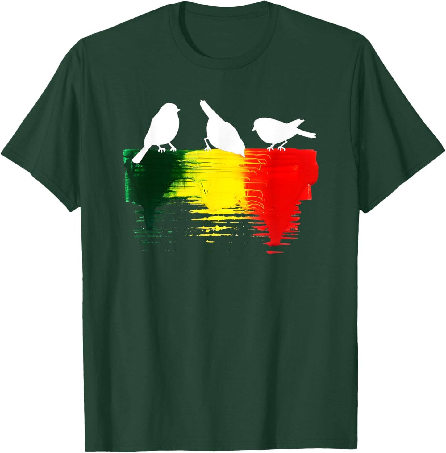 Reggae Retro Bird T-Shirt - T-Shirt | Forest