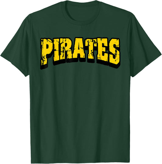 Pirates Back to School Spirit GY T-Shirt - T-Shirt | Forest