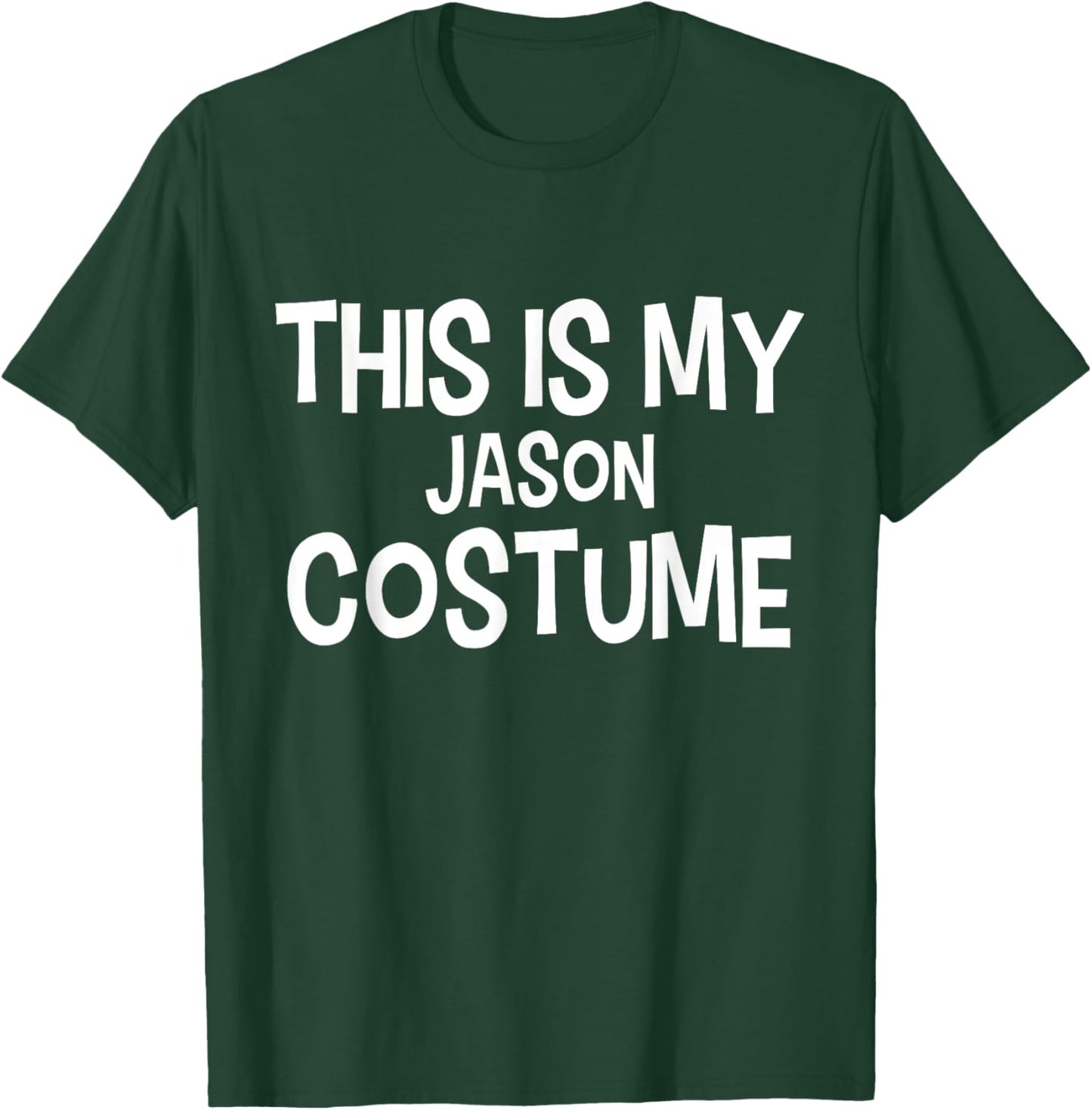 This is My Jason Costume Halloween Simple Costume T-Shirt - T-Shirt | Forest