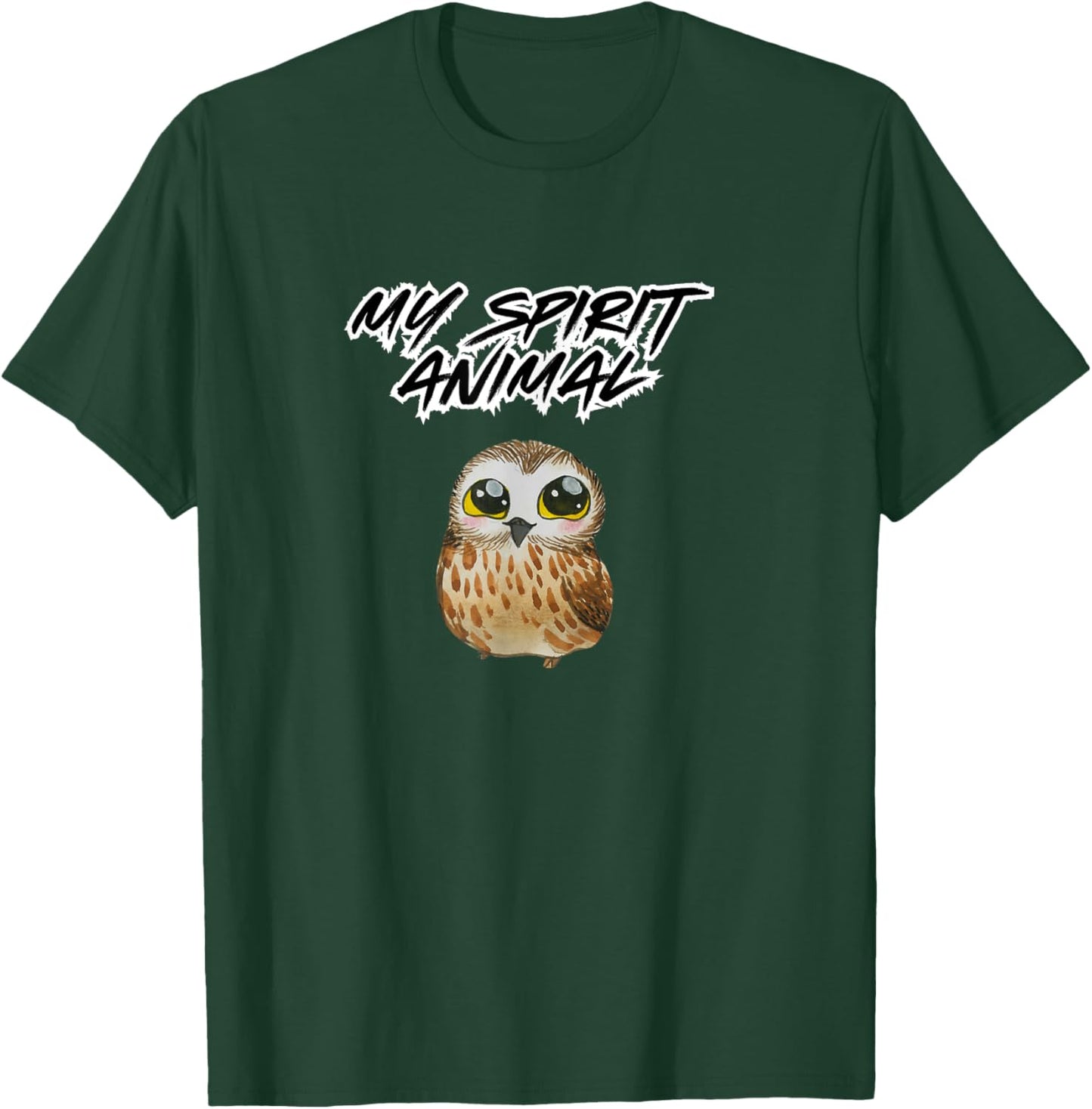My Inner Owl Spirit Animal T-Shirt - T-Shirt | Forest