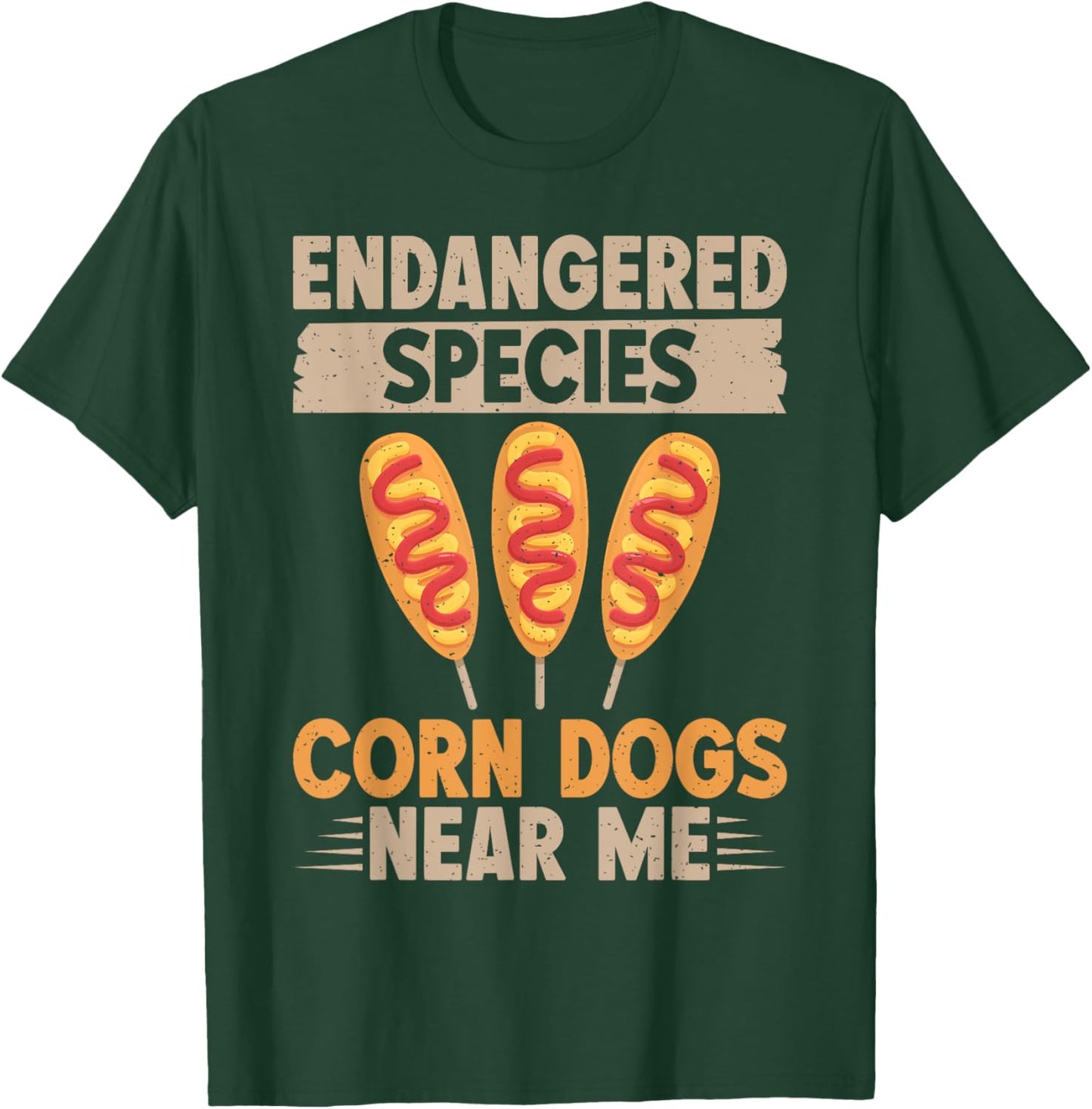 Endangered Species Corn Dogs near me Corn Dog Men Women T-Shirt - T-Shirt | Forest