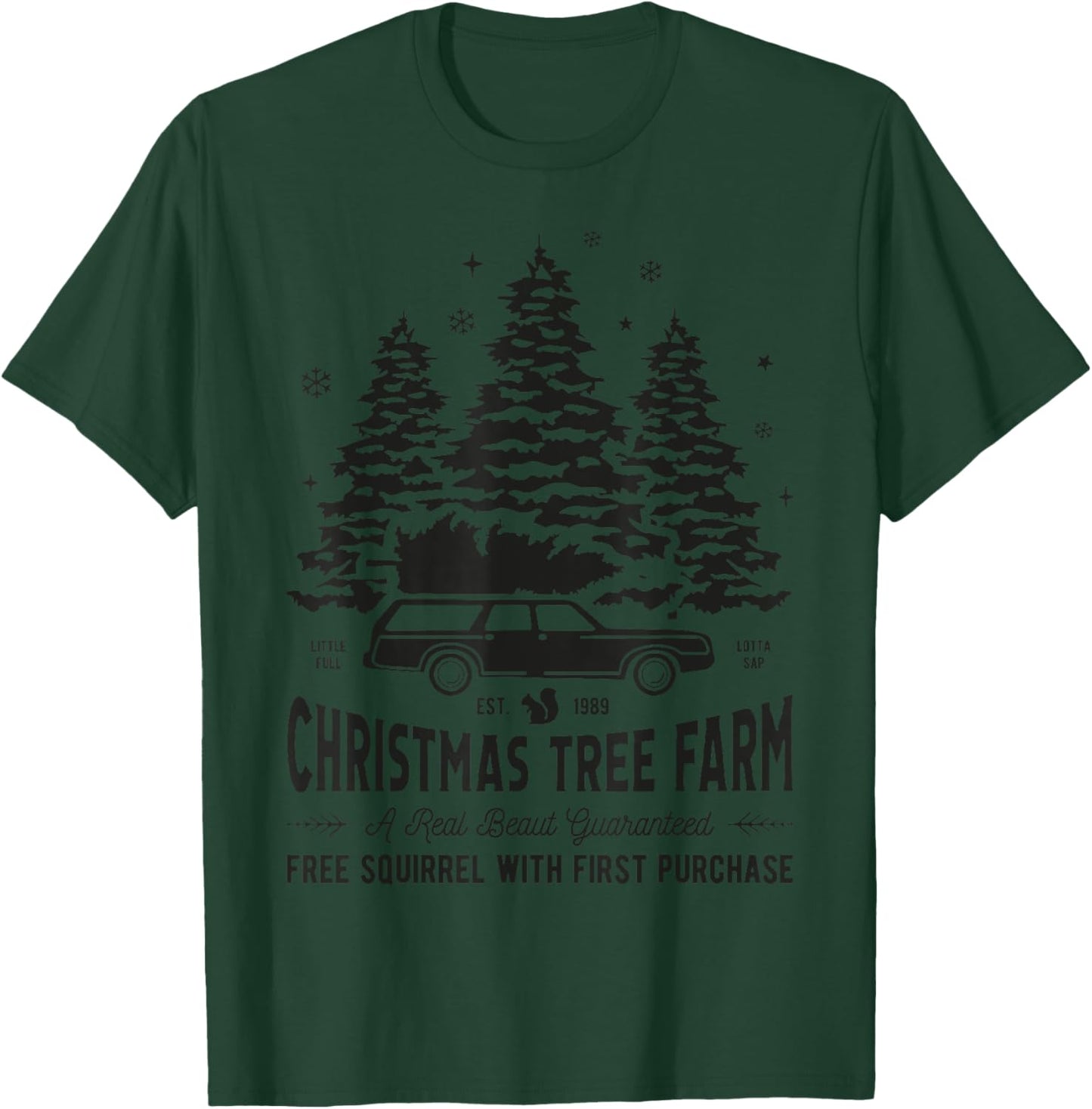 Christmas Movie Tree Farm Funny X-Mas T-Shirt - T-Shirt | Forest