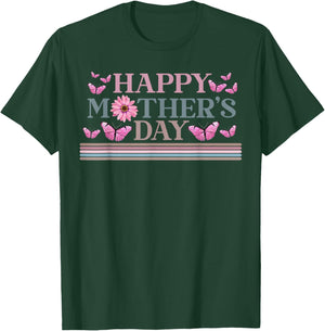 Happy Mother's Day 2026 Cute Floral , Mom, Grandma T-Shirt - T-Shirt | Forest