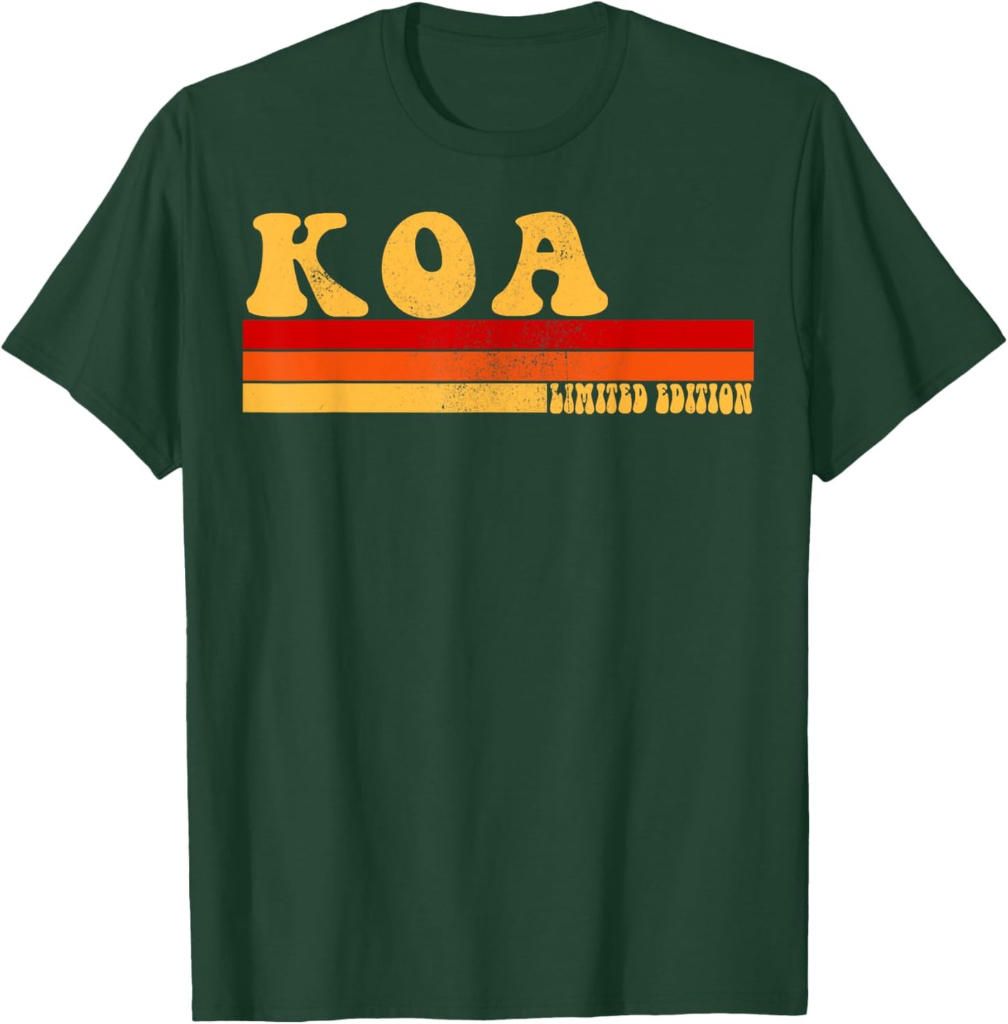 KOA Name Personalized Idea Men Retro Vintage KOA T-Shirt - T-Shirt | Forest