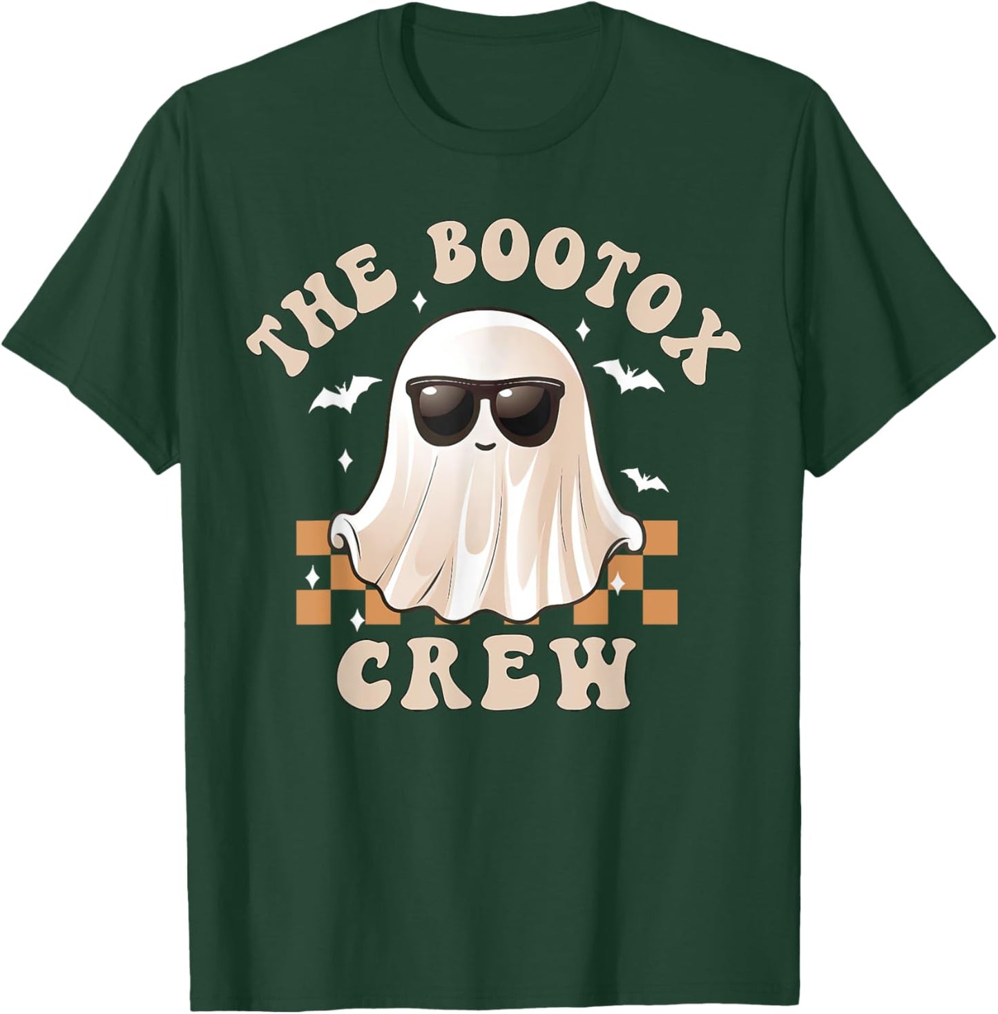 The Bootox Crew Ghost Sunglasses Aesthetic Nurse Halloween T-Shirt - T-Shirt | Forest
