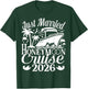 Honeymoon Cruise for Matching Couples 2026 Just Married T-Shirt - T-Shirt | Forest