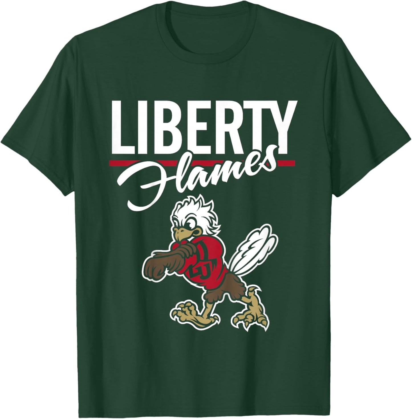 Kids Liberty Flames Kid's Mascot Navy Officially Licensed T-Shirt - T-Shirt | Forest