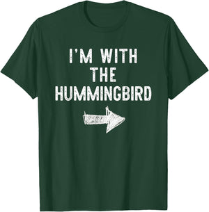 I'm With Hummingbird Costume Couple Halloween Humming-Bird T-Shirt - T-Shirt | Forest