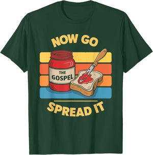 Go Spread It The Gospel T-Shirt - T-Shirt | Forest