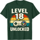 18th Birthday Level 18 Unlocked Gamer Gaming 18 Birthday T-Shirt - T-Shirt | Forest