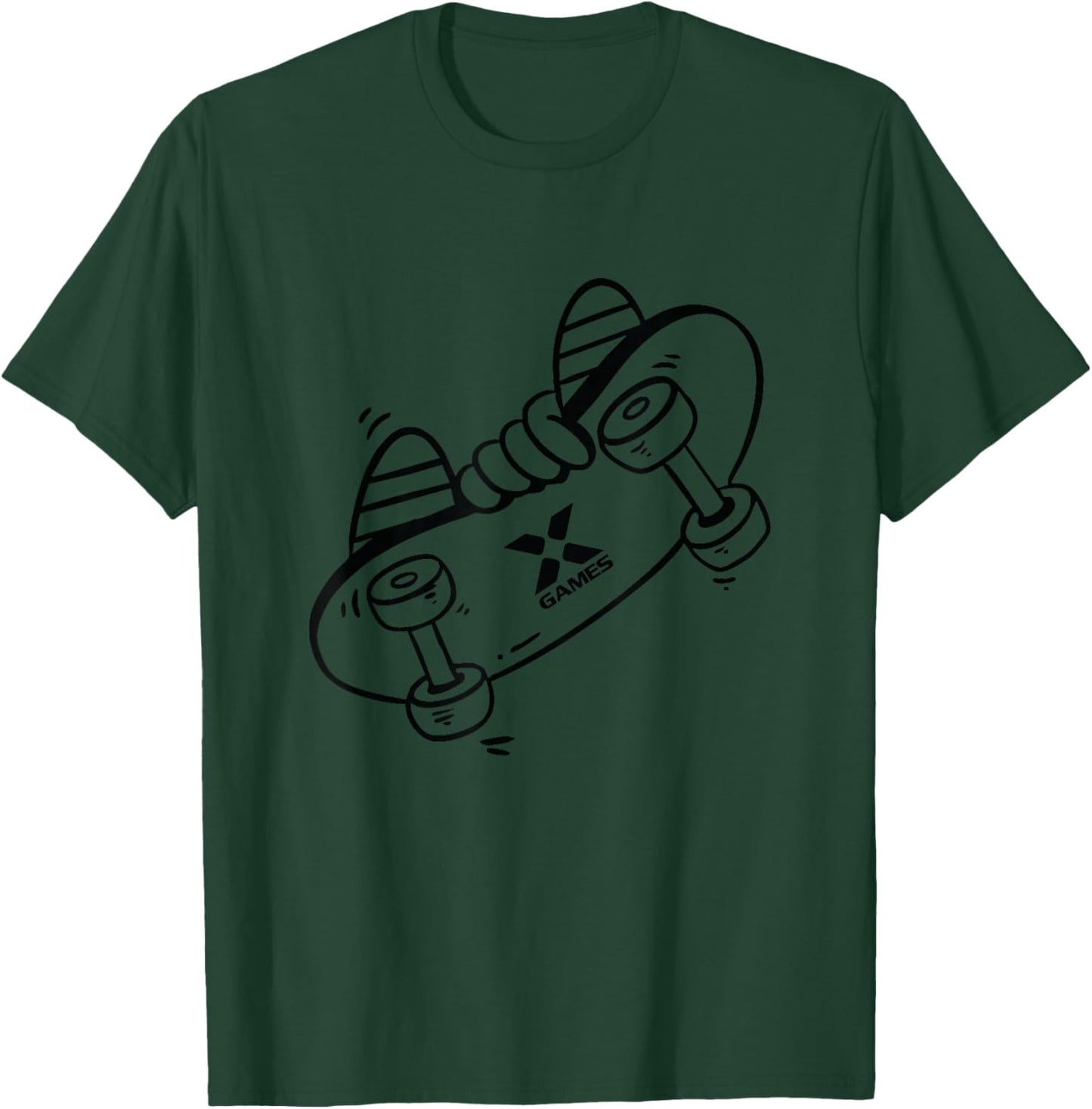 X Games Skateboard T-Shirt - T-Shirt | Forest