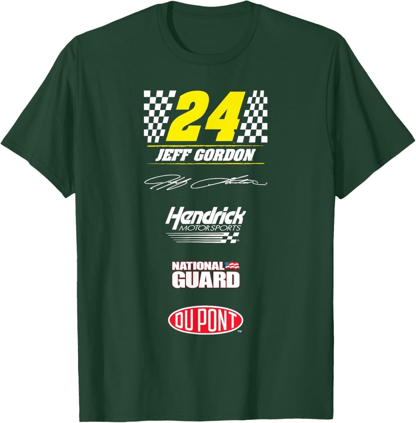 Jeff Gordon Racing Fan Graphic T-Shirt - T-Shirt | Forest