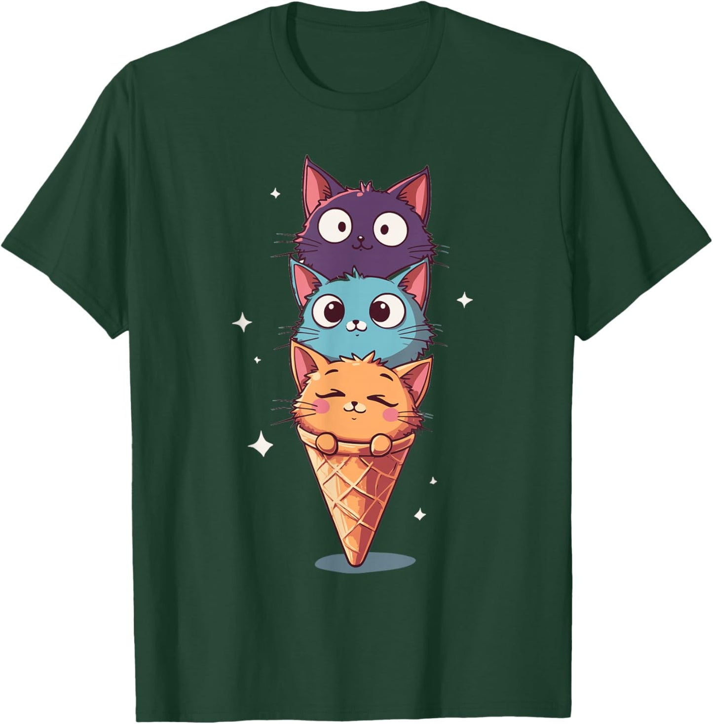 Kawaii Funny Men Women Girls Kids T-Shirt - T-Shirt | Forest