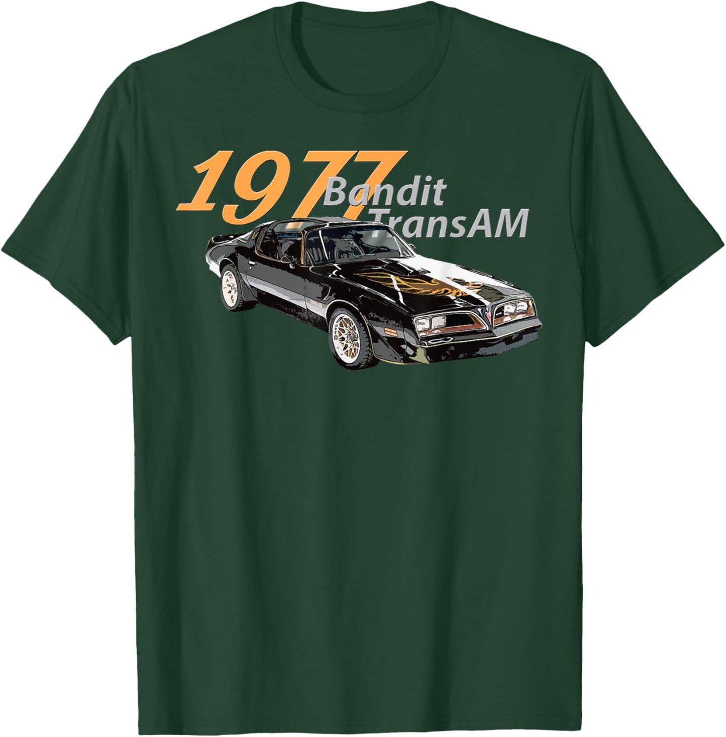 1977 77 trans am vintage black car MUSCLE CARS 70s CLASSIC T-Shirt - T-Shirt | Forest