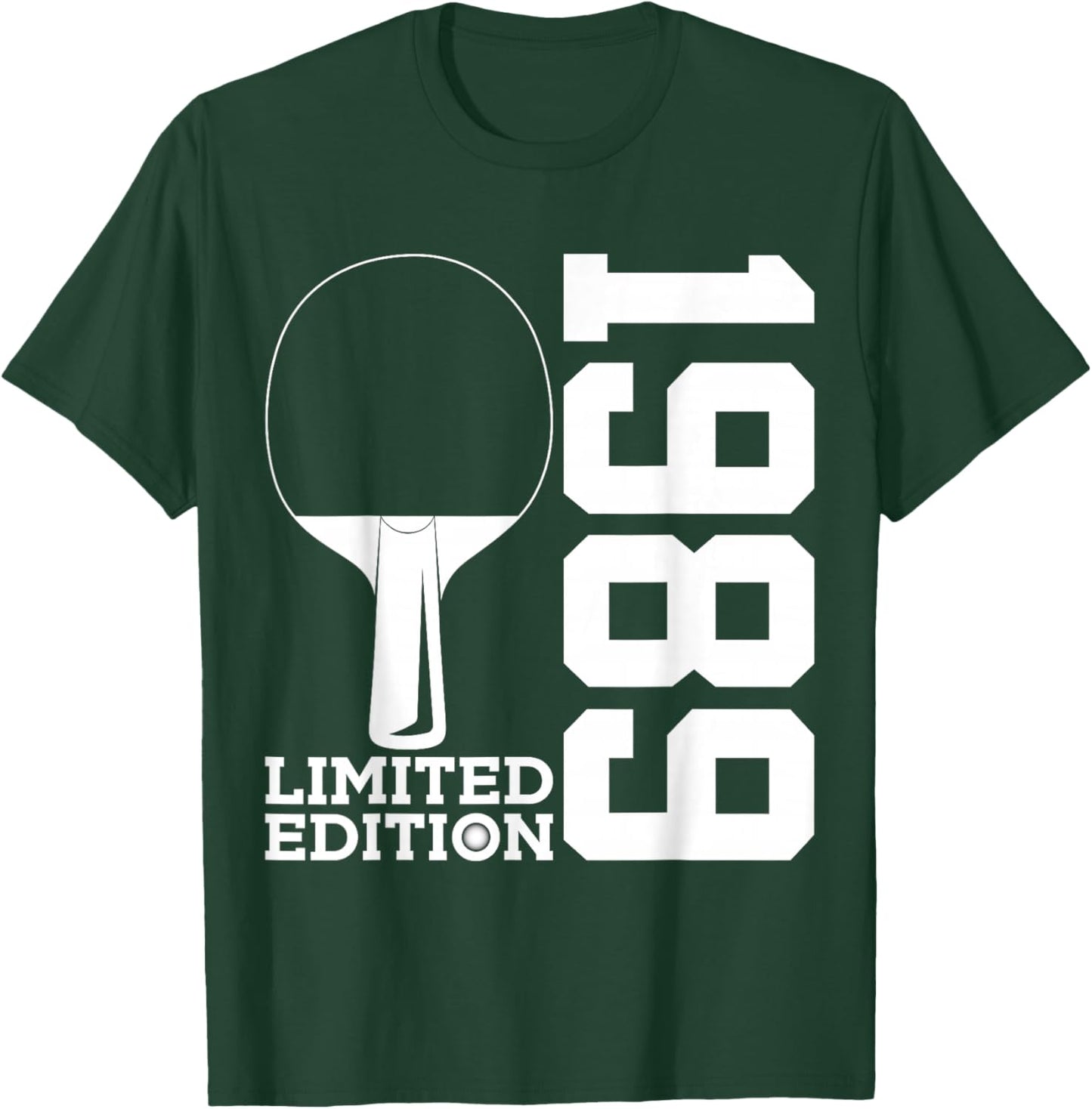 37. Geburtstag Tischtennis Limited Edition 1989 T-Shirt - T-Shirt | Forest