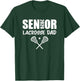 2026 Senior Lacrosse Dad Lacrosse Team Parent T-Shirt - T-Shirt | Forest