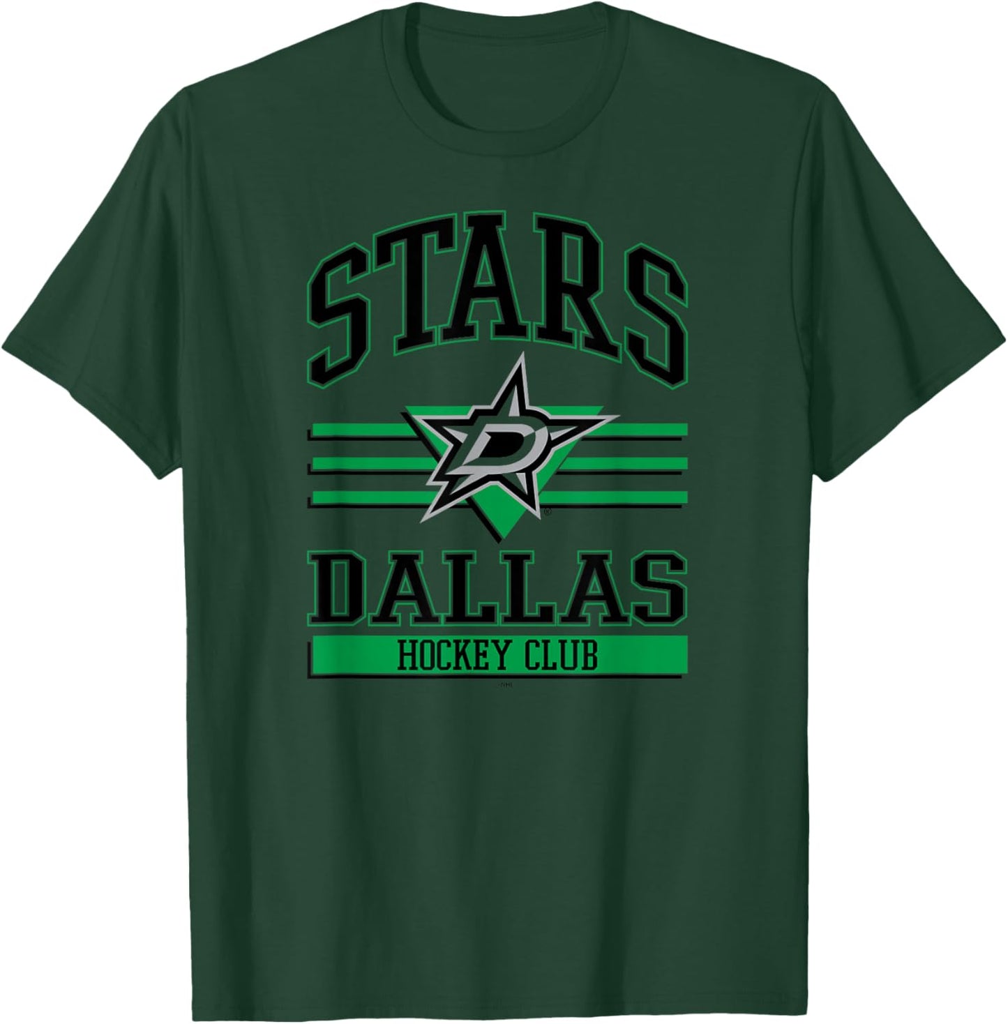Dallas Stars Hockey Club White Officially Licensed T-Shirt - T-Shirt | Forest