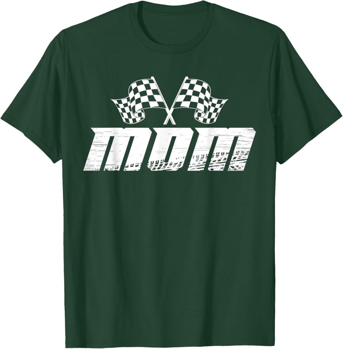 Mom Pit Crew Family Racing Birthday Race Car T-Shirt - T-Shirt | Forest