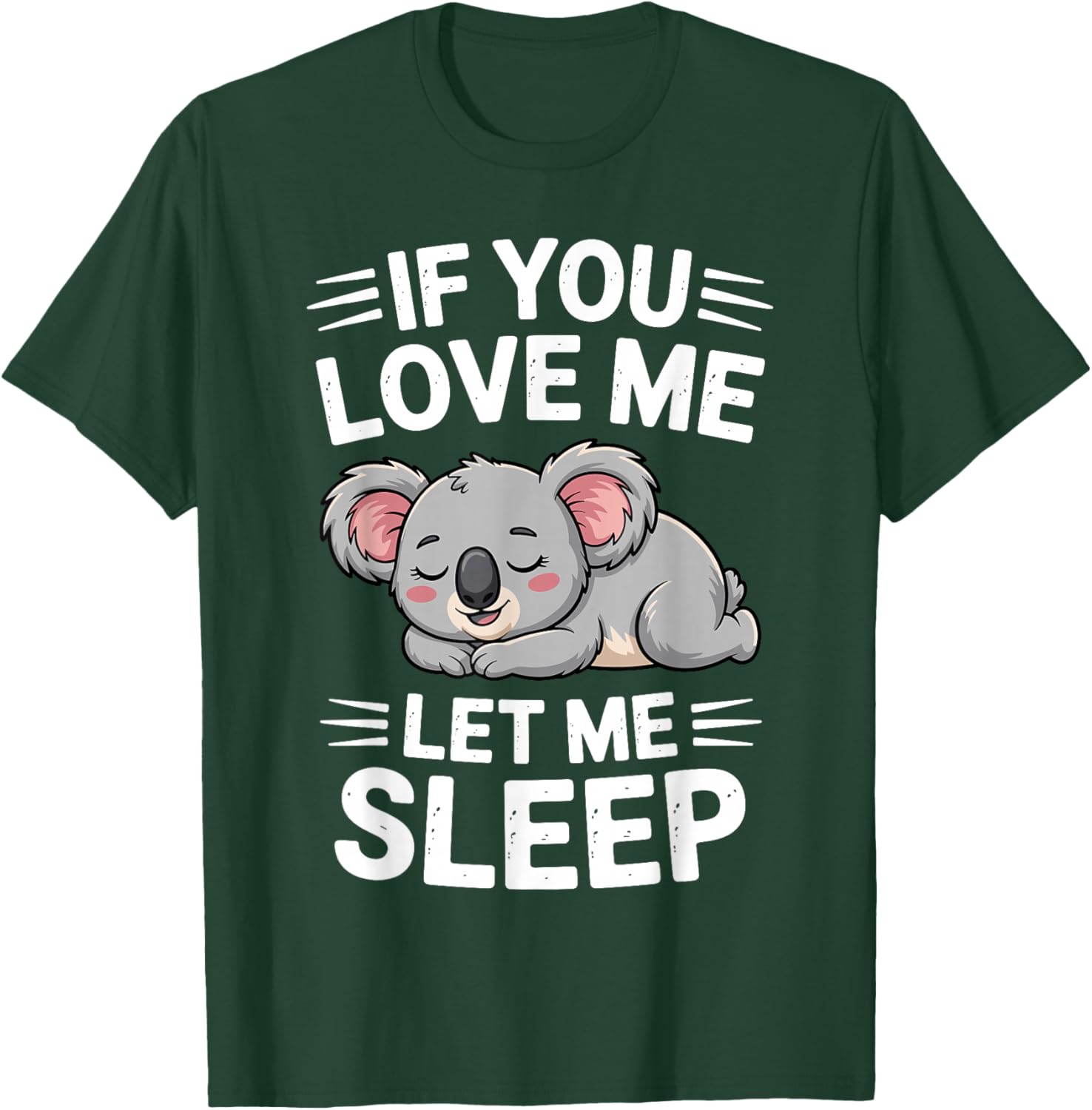 Funny Koala Design Women Boys Girls Koala Bear Lover T-Shirt - T-Shirt | Forest