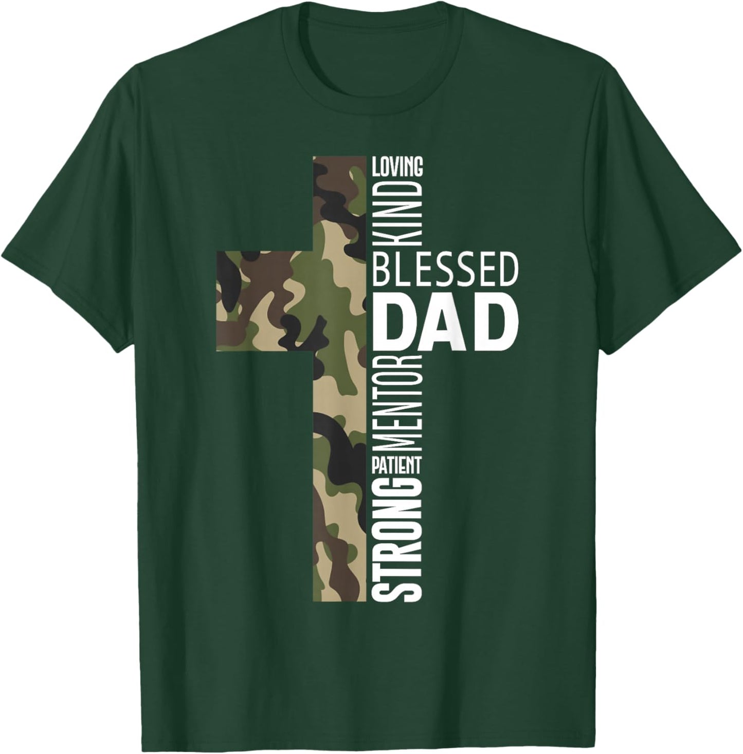 Christian Lovers Man of God Dad Jesus Faith Man of God Dad T-Shirt - T-Shirt | Forest