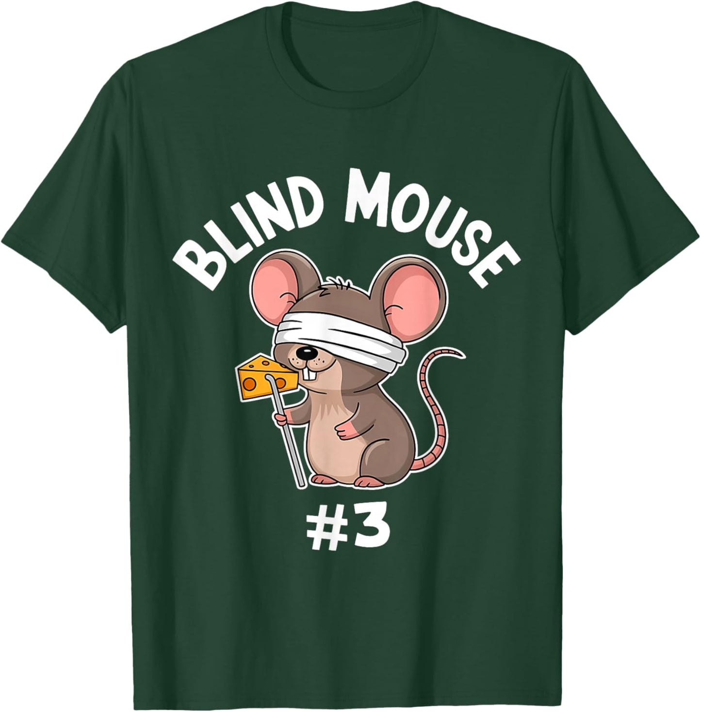 Three Blind Mice Costume Mouse #3 Matching Group T-Shirt - T-Shirt | Forest