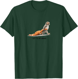 Off to be Brave - Baby Monkey Punch T-Shirt - T-Shirt | Forest