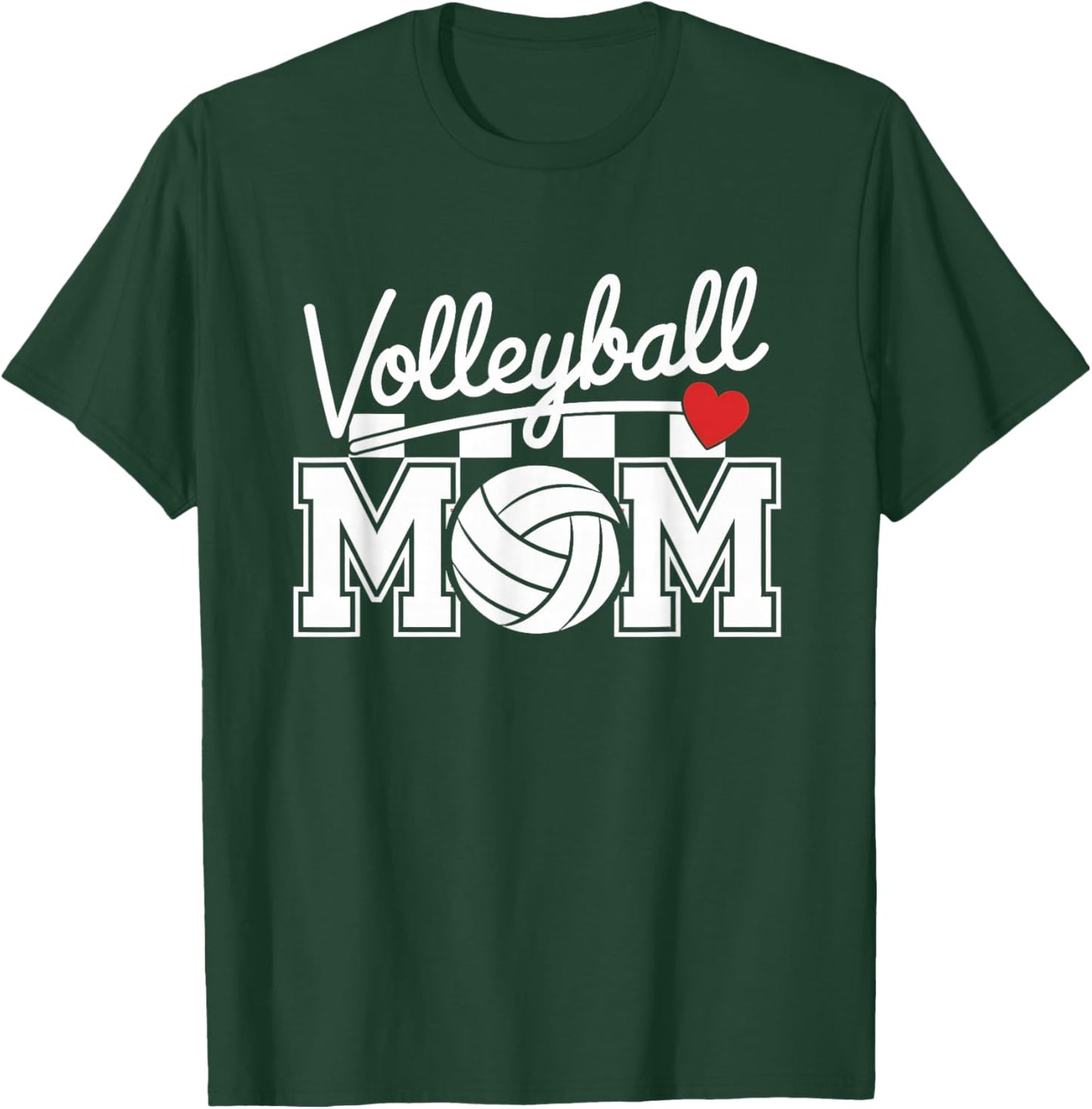 Groovy Volleyball Mom Mother Volleyball Mom T-Shirt - T-Shirt | Forest