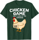 Chicken Game Don't Look At The Chicken Funny Chicken Lover T-Shirt - T-Shirt | Forest