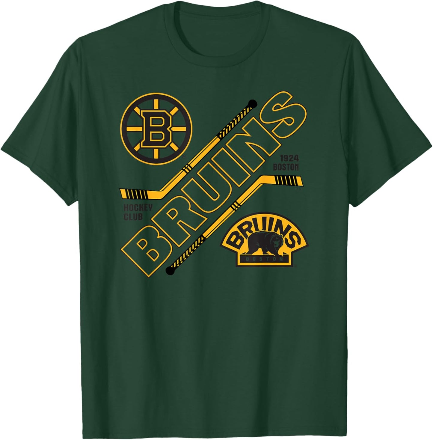 Boston Bruins Force White Officially Licensed T-Shirt - T-Shirt | Forest