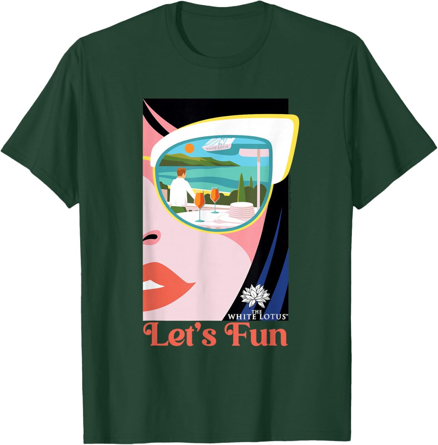 The White Lotus HBO Original Series Let's Fun T-Shirt - T-Shirt | Forest