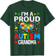Im A Proud Autism Grandma Awareness Puzzle Piece T-Shirt - T-Shirt | Forest