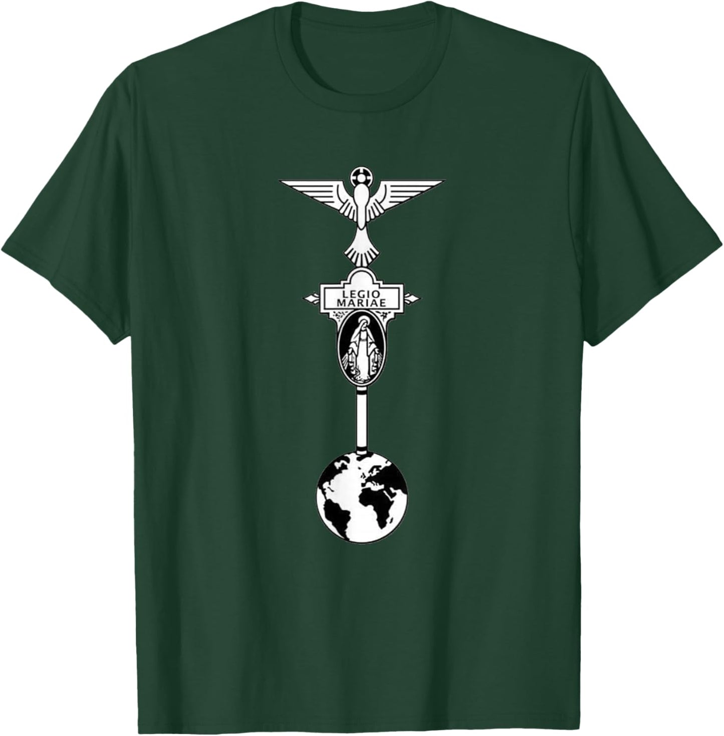 Legion Of Mary Our Lady Catholic T-Shirt - T-Shirt | Forest
